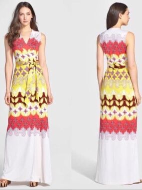 Diane von Furstenberg New Yahzi Maxi Wrap Dress